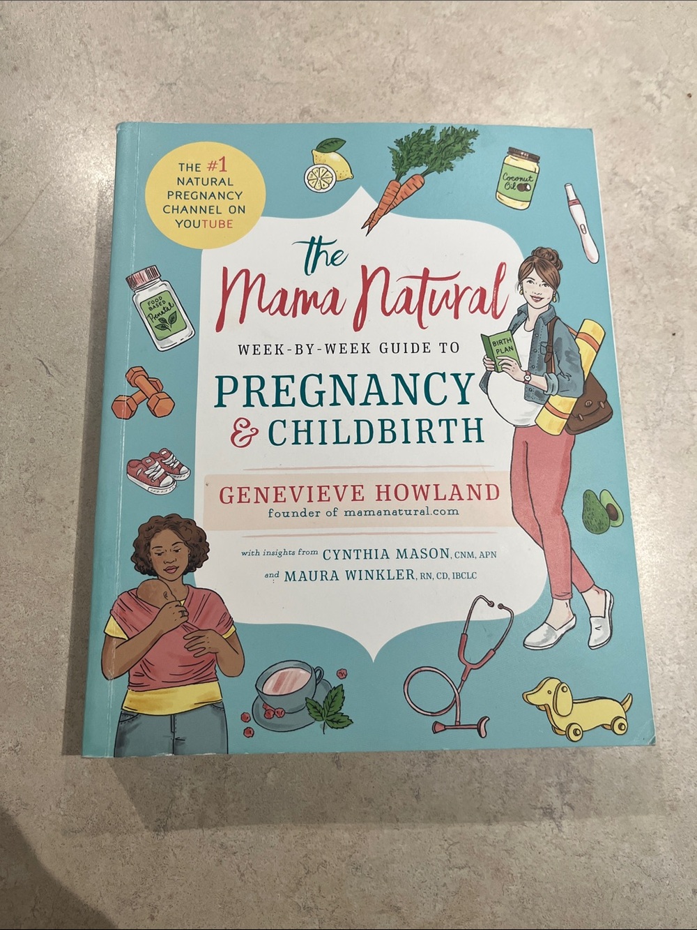 The Mama Natural Pregnancy & Childbirth Book by Genevieve Howland